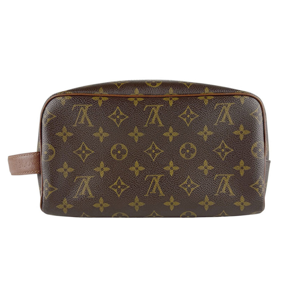 LOUIS VUITTON Authentic Brown Monogram Canvas Pouch - Picture 3 of 13